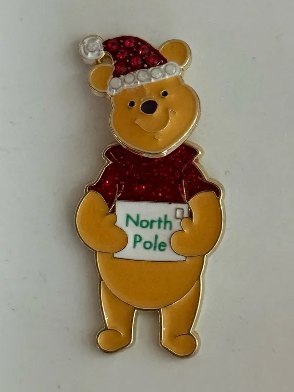BaubleBar nwt Disney Winnie the Pooh Holiday Earrings - Christmas North Pole - Image 2
