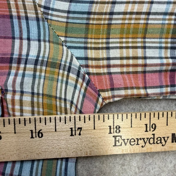 EV Ltd Vintage Womens M‎ Western Pearl Snap Shirt Plaid Multi-Color Long Sleeve - Image 7