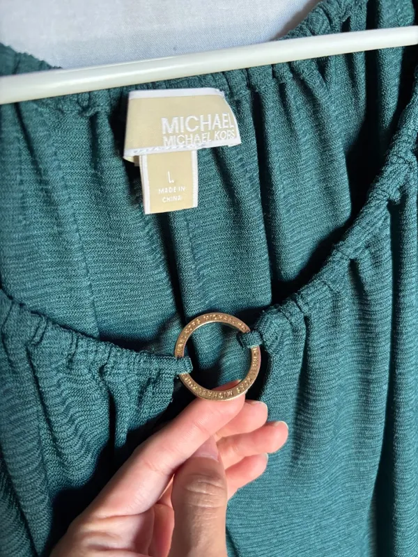 Michael Kors Green Dress – Size L - Image 4