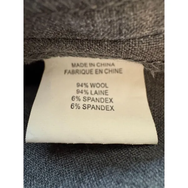 Theory | Wool Knee Length Career Dress Size 2 Office Sleeveless Basic Capsule - Image 6