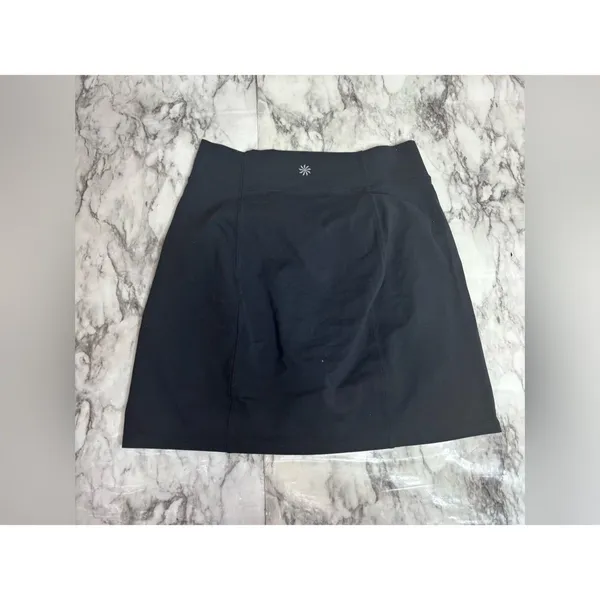 Athleta Black Active A-Line Skirt short small tall casual golf tennis - Image 3
