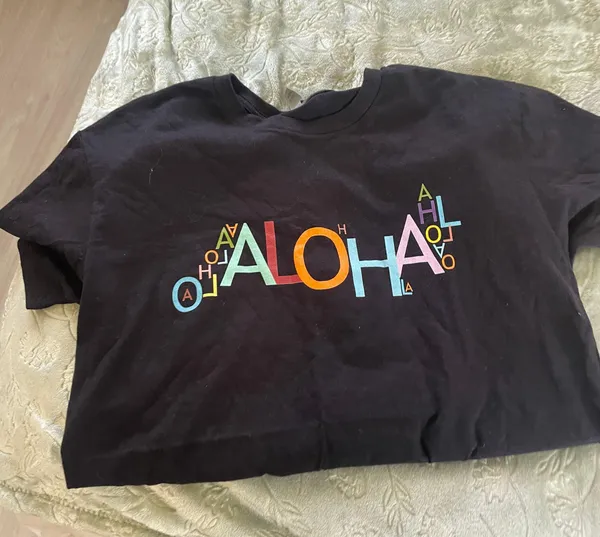 Aloha Graphic Tee Black Size M - Image 3