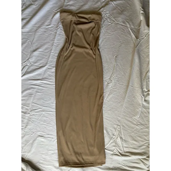 Pretty Garden Strapless Ribbed Maxi Dress | XS - Image 5