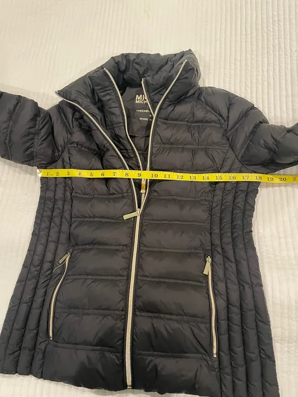 Michael KORS Black Quilted Puffer Jacket - Lightweight Women's Coat (XS) - Image 10