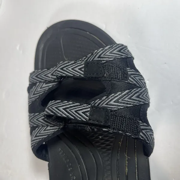 Ryka Savannah SML Women's Sandals - Size 10M Black/Grey Chevron - Image 9