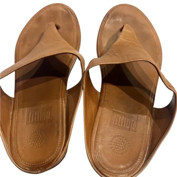 Fitflop leather sandals, size 11 - Image 4