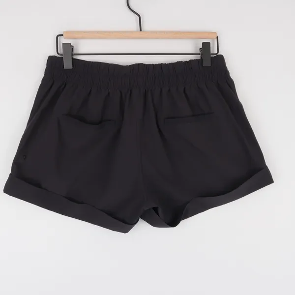 lululemon athletica Black Cuffed Drawstring Shorts - Image 2