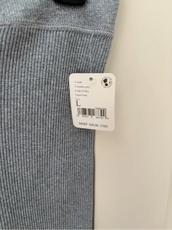 FP Movement Free Throw Shorts in Heather Grey Size Large NWT - Image 6