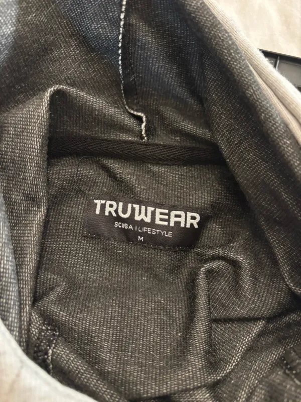 Truwear Classic Lightweight Gray Pullover Hoodie for Men - Image 2