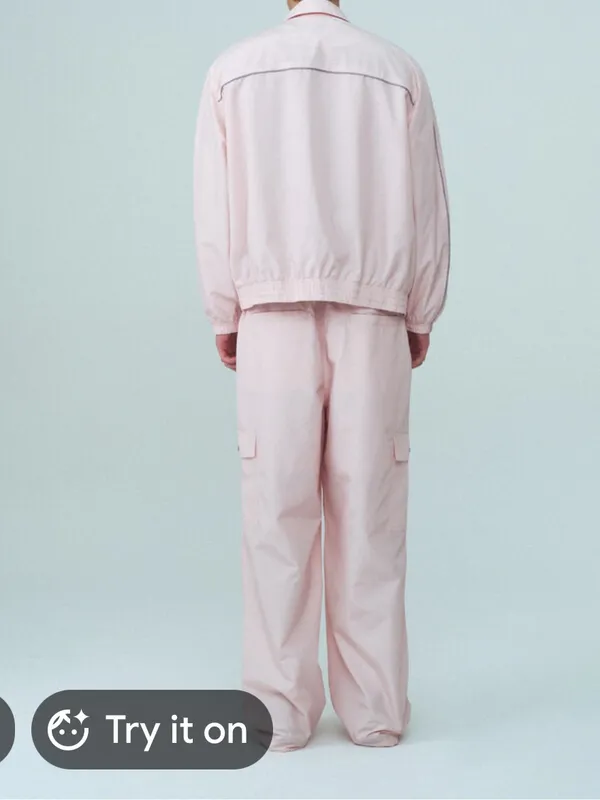 Rest&‎ Recreation Pink Wide Cargo Pants Size Small NWT - Image 2