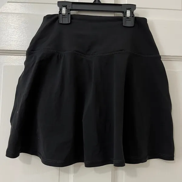 OFFLINE by‎ Aerie Crossover Skort Sz S Black Tennis Golf Pickleball Running - Image 6