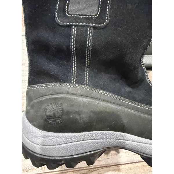 Timberland Women's Canard pull-on boots in black suede Size 9 - Image 4