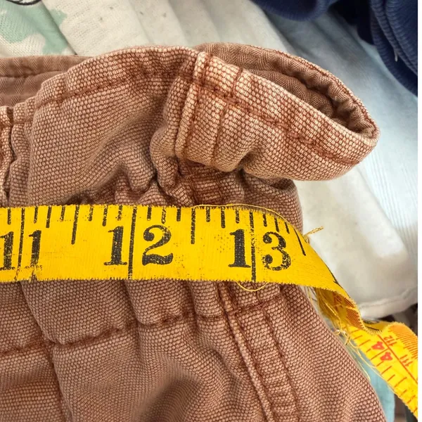 Free‎ People Brown Paperbag Waist Tapered Pleated Pants Small High Rise Cropped - Image 5
