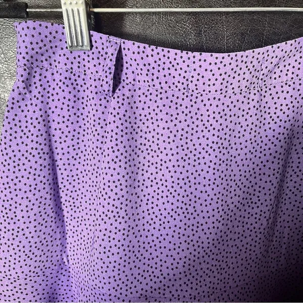 Love For Humanity Couture‎ Purple Dot Skort Size XS - Image 5