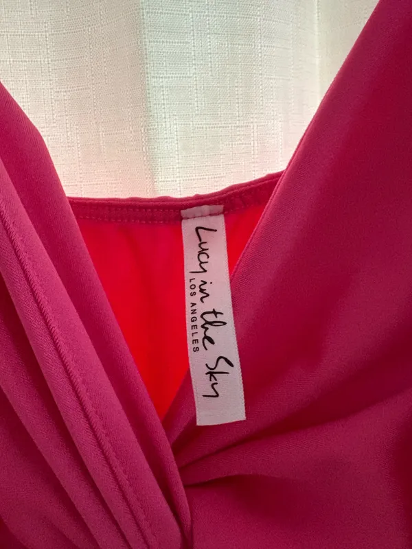 Lucy in the Sky Mini Dress Pink - Image 3