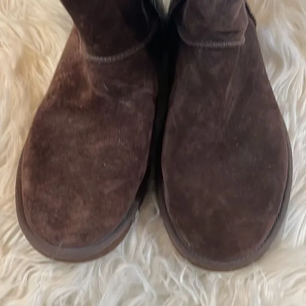 UGG Lo Pro Mid Calf Button Boot - Chocolate Brown - Image 3