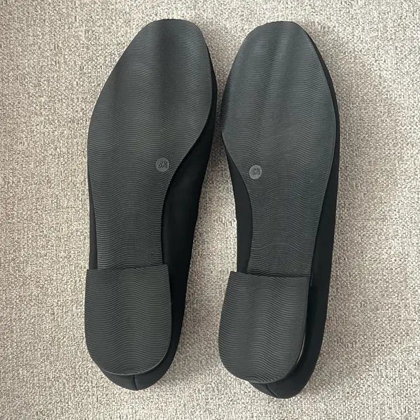 Caravelle NEW ara Black Ballet Flats Block Heels - Image 6