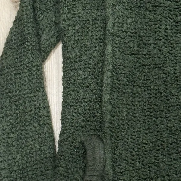 Free People Moss Cozy Up Cardigan Jacket Green Women’s Medium - Image 3