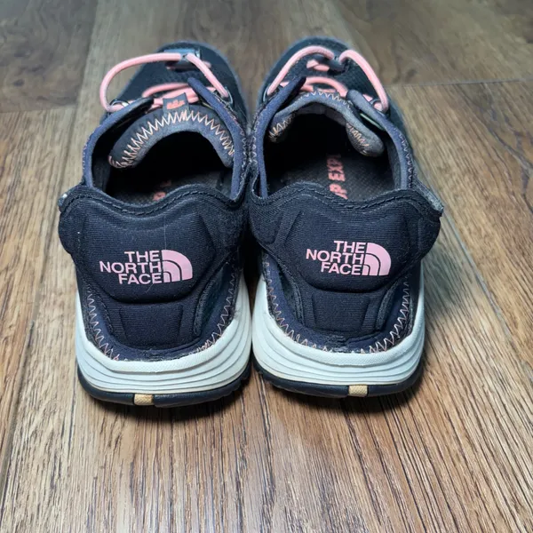 The North Face Womens Sz 8 Litewave Amphibious II Trail Running Shoes Black Pink - Image 8