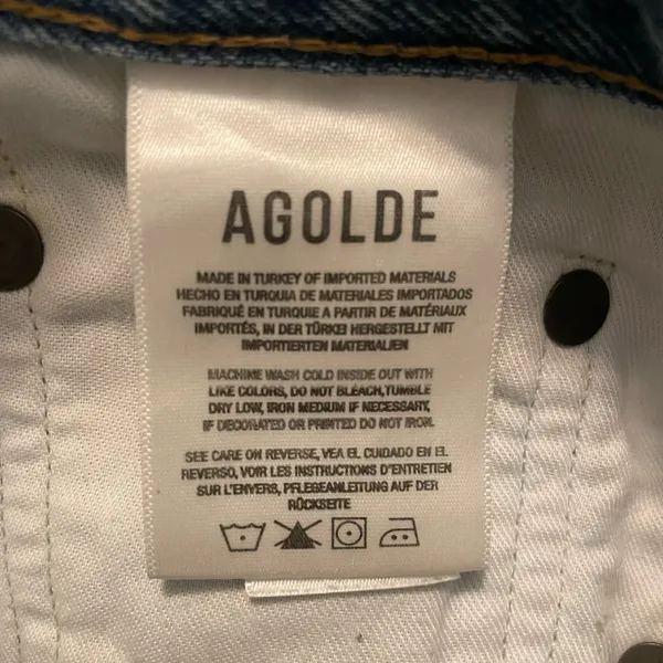 AGOLDE Parker cut off shorts size 24 - Image 10