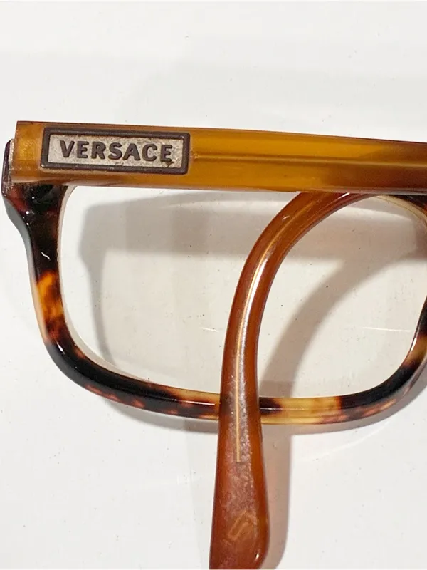 Versace Vintage Frames Preowned Prescription Brown Eyeglasses‎ - Image 3