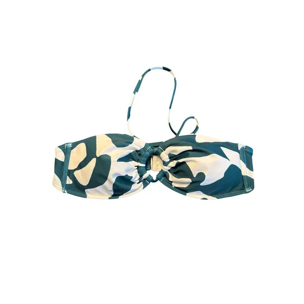 Abercrombie & Fitch NWT‎ Abstract O-Ring Halter Bandeau Bikini Top Small NEW - Image 2