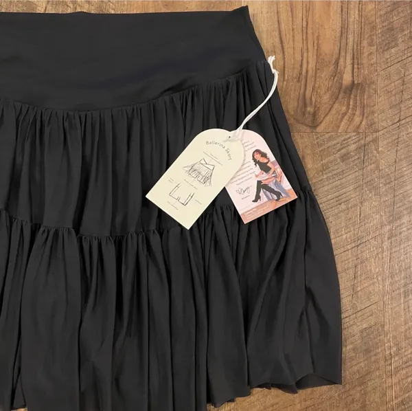 NWT! Blogilates Viral Taylor Swift Popflex Ballerina Skirt Skort Black Size XL - Image 3