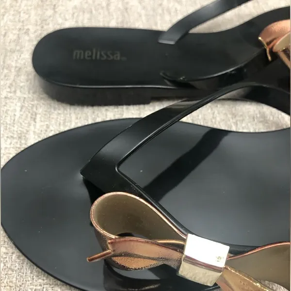 NWOT Melissa Black Jelly Sandals - Image 6