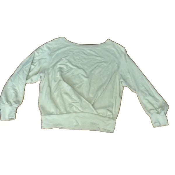Lululemon Softstreme Perfectly Oversized Cropped Crew Sweatshirt Green Size 2 - Image 2