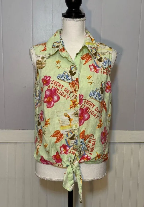 Dandy by Andi M. Linen Tie - Image 2
