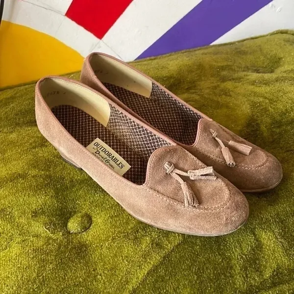 Vintage Outdorables by Danielle Green Size 7.5 EUC!‎ Suede 007 - Image 10