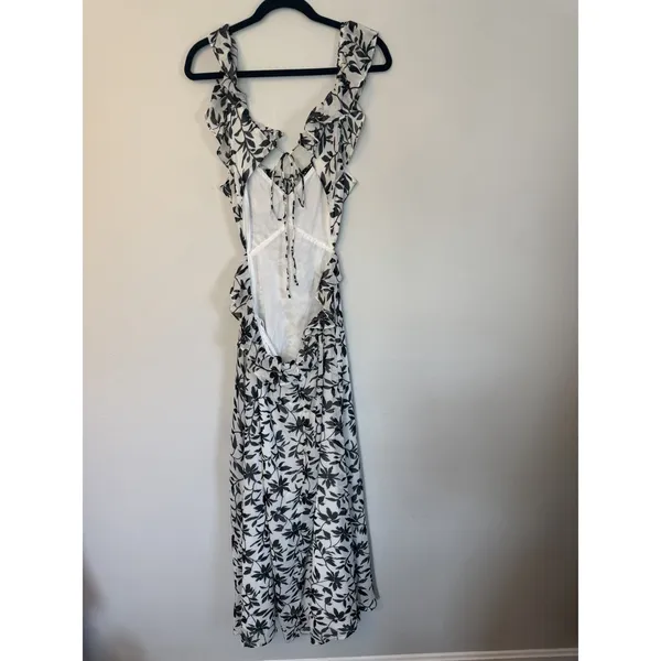 Petal & Pup Rory Floral Ruffle Detail Open Back Maxi Dress XL NEW - Image 6