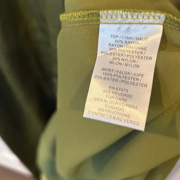 Taylor‎ Green Tank Maxi Dress Size large - Image 7