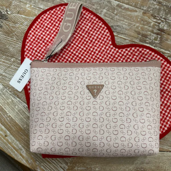 GUESS Cosmetic Makeup Pouch Travel Bag - Image 3