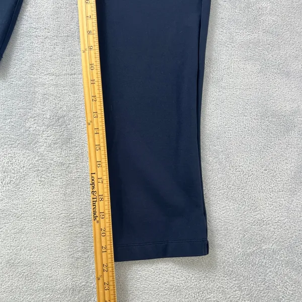 Betabrand Classic Cropped Dress Pant Yoga Pants Womens Small Navy‎ Blue - Image 7