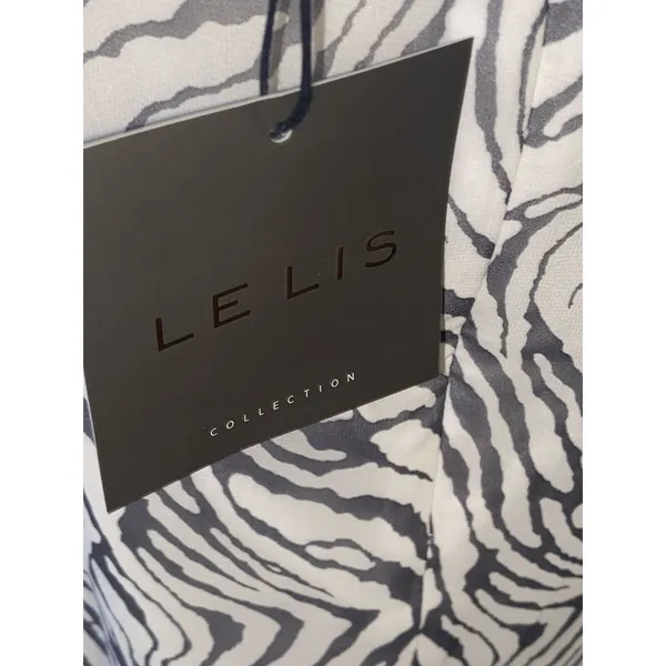 NWT Le Lis Sz Med Animal Print Razorback Sleeveless Mini Dress - Image 12