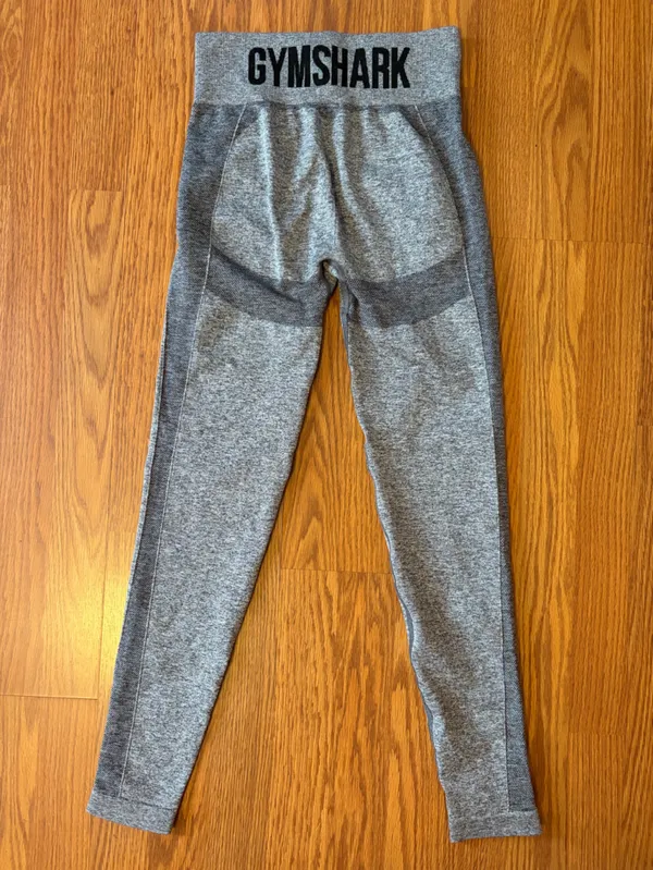 Gymshark Grey High-Waist Leggings - Image 4