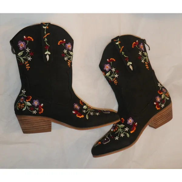 ComfortView The Irma Wide Calf Western Boots - Image 10