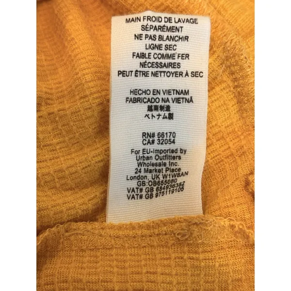 Free People NWT $78 Fall or Summer Struttin Mini Dress Bell Waffle Ruffle Hem L - Image 8