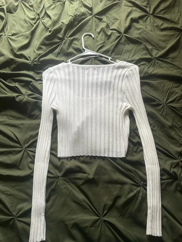 Pacsun White Sweater Top - Image 2