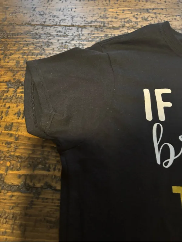 Last Creek Outfitters "If‎ I Can't Bring My Dog" Graphic Tee NWT - Size L - Image 2