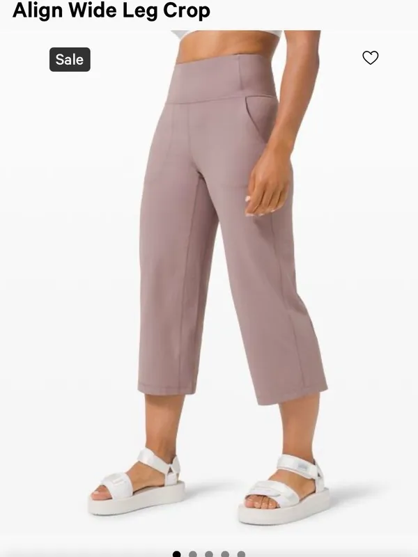 lululemon athletica Align Wide Leg Crop - Violet Verbena - Image 3
