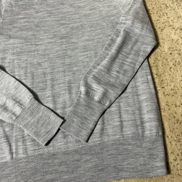 Gap Merino Wool Turtleneck Sweater Womens XS Gray Knit Long Sleeve Layering Top - Image 7