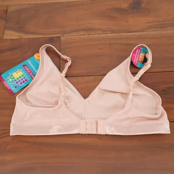 Vanity Fair Illumination Wireless Bralette Bra Small Pink Full Coverage Cups - Image 3