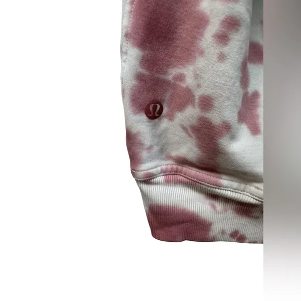 Lululemon Women’s All Yours Hoodie‎ Tie Dye Fleece Brier Rose Marmoleado Size 4 - Image 7