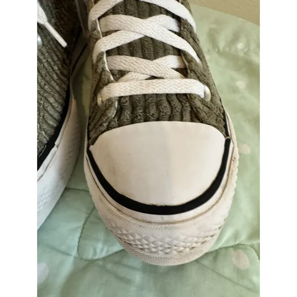 Converse Chuck Taylor All Star Lift Platform High Top Corduroy Size 8.5 - Image 11