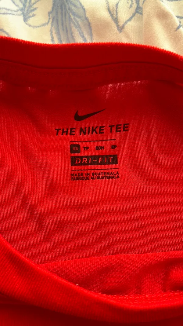 Red Nike Dri-Fit tee - Image 2