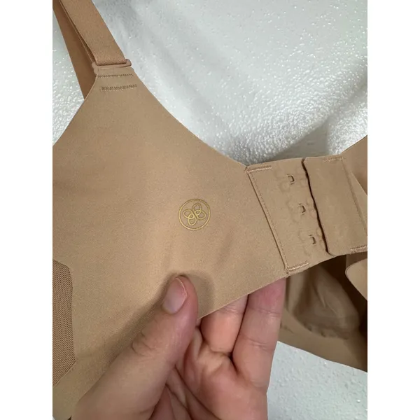 Honeylove Crossover Bra Tan Nude Wire-Free Supportive Bralette Size S 34B/C - Image 3