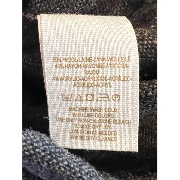 NWT Free People Wool Blend Tweed‎ Trousers Brown Black Size 0 Crop Career Capri - Image 4