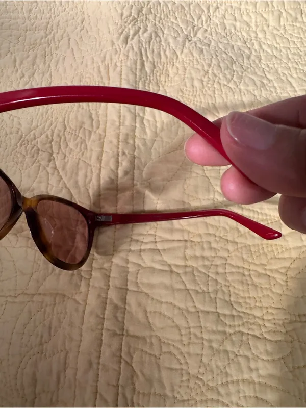 Maui Jim Sunshine Two-Tone Cat Eye Sunglasses in Burgundy Red and Brown - Image 10